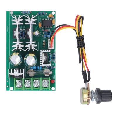 Regulator prędkości silnika prądu stałego 20A Regulator prądu 12V 24V 36V 48V moduł regulatora PWM o dużej mocy