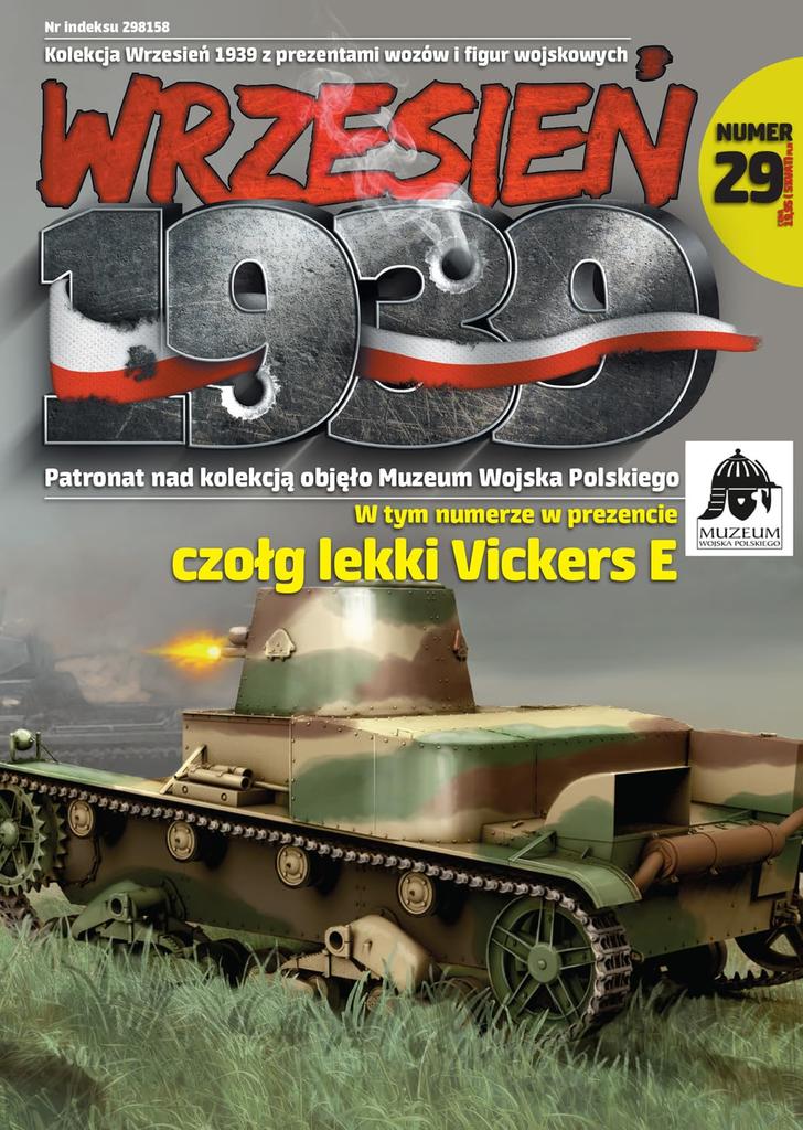 FTF 1/72 Polish Vickers Ausf. E Light Tank Ausf. B with 47mm Gun, Plastic Model Kit PF72029 (Tank)