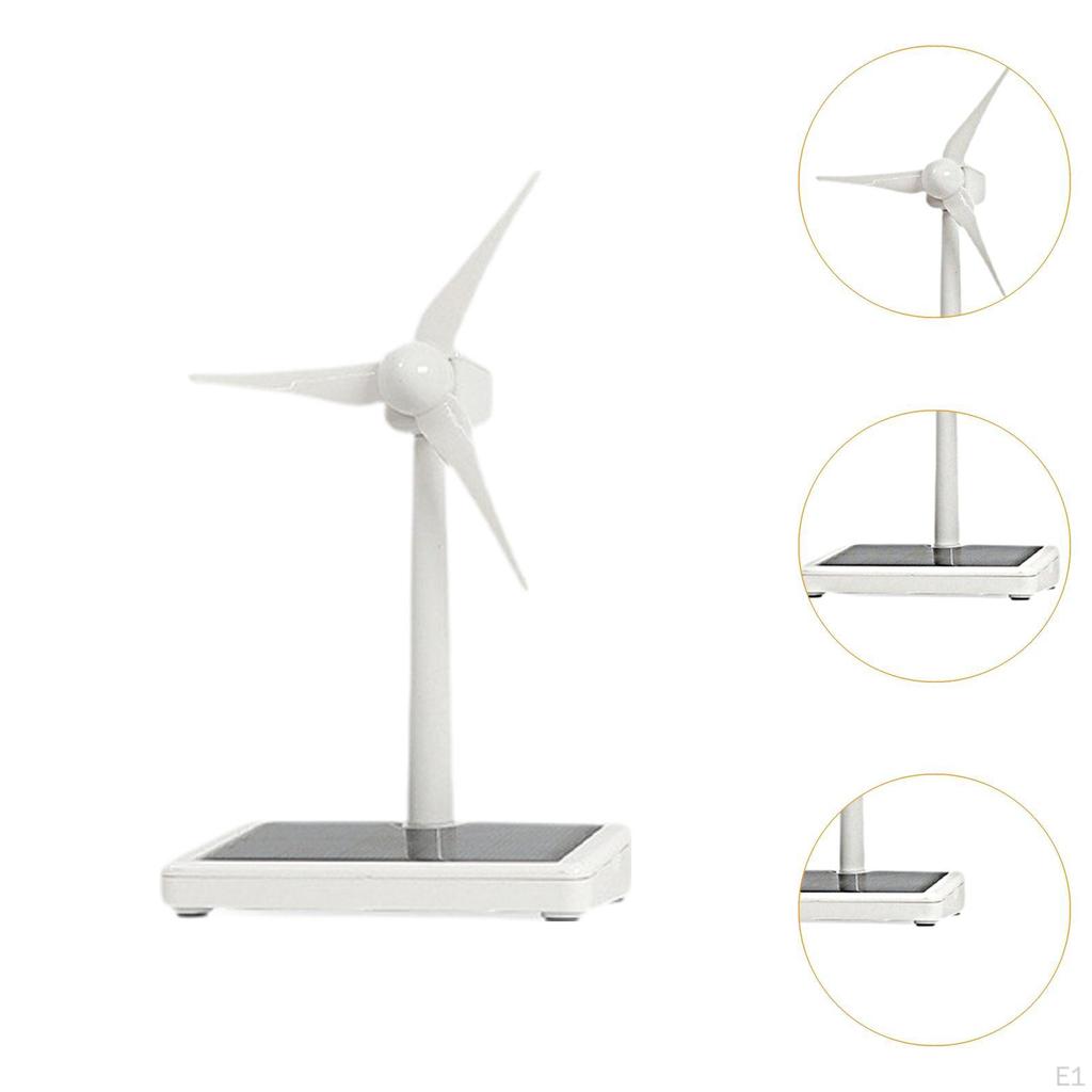 DIY Solar Powered Windmill Model Desk Home Decor,Kids Science Toy Crafts for Student