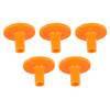 5Pcs Drum Cymbal Sleeves Plastic Stand Percussion Instrument Support Parts Replacement