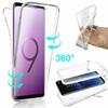 Cophone® Coque Compatible Samsung Galaxy S9 Plus Entièrement Transparente 360 . Protection Intégrale Avant Souple + Arrière Rigide.