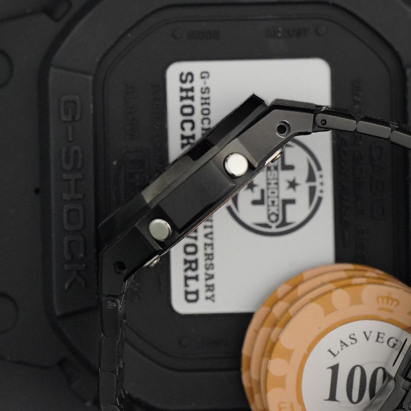 Casio Customized Watch Modified Series Dark Sakura Trend Modification Waterproof Luminous Quartz Men and Women Same Style Bl GA-2100-1A1