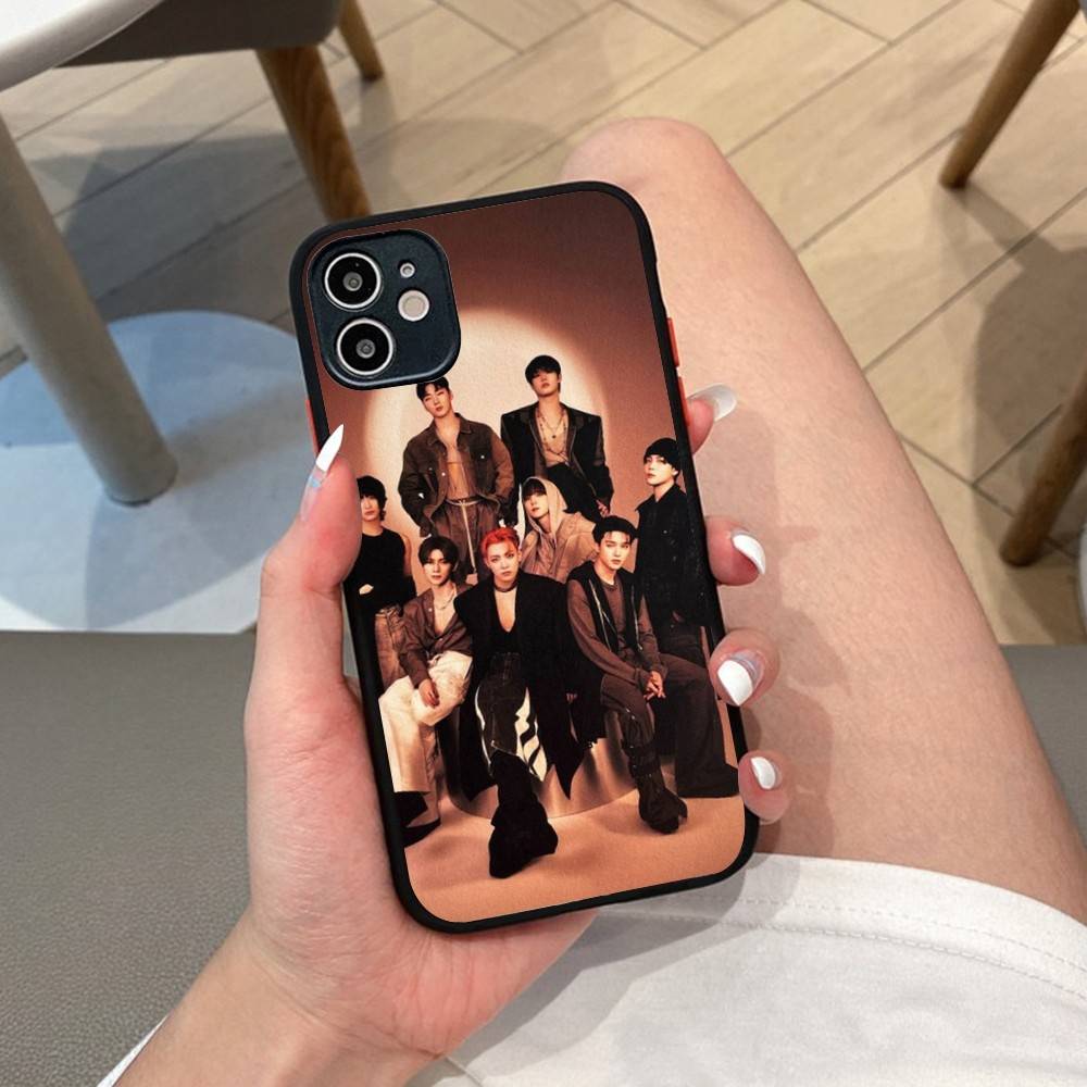 KPOP Hot A-ateez Singer Phone Case For IPhone 14 11 12 13 Mini Pro Max 8 7 Plus X XR XS MAX Translucent Matte Cover iphone X