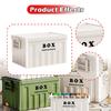 Lidded Storage Bin Box with Lid Large Heavy Duty Utility Crate Handles Tote for Tools