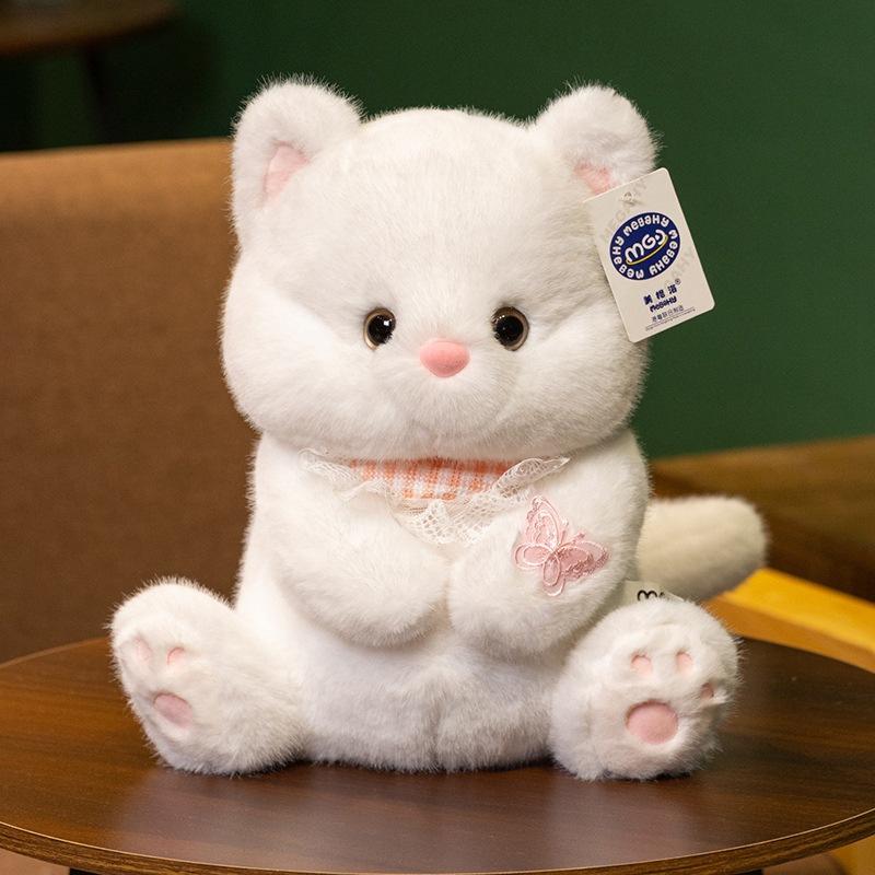 New Meigehai Hello Animal Series Cute Plush Doll Doll Riss Fox White Puppy Soothing Gift