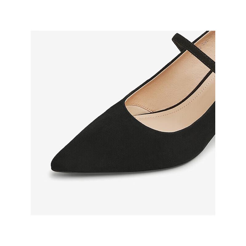 TATA Women's French Pointed-Toe Heeled Casual Shoes