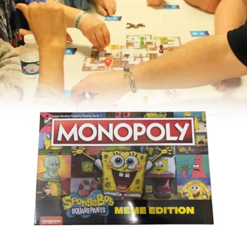 Spongebob Squarepants Family Fun Game With Plastic Material For Kids And Teens