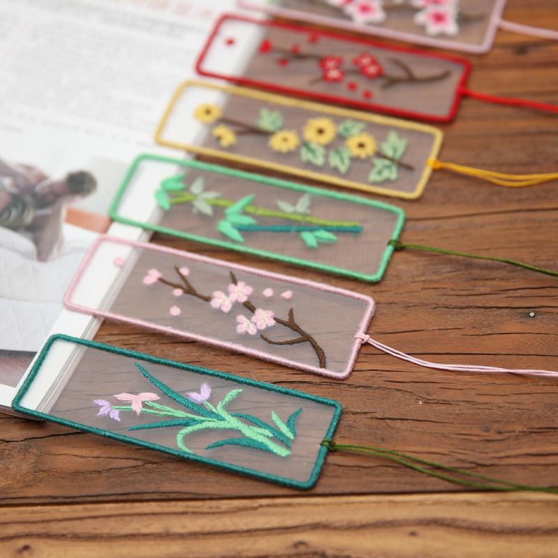 DIY Beginner Lu Embroidery Bookmark & Sachet Kit – Creative Handmade Gift