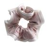 VINGTAINE Elegant Satin Scrunchie with Easy Gorgeous Everyday Hair Ruffles, Volume, Basic, Updos, Accessory, HS-30-PK2