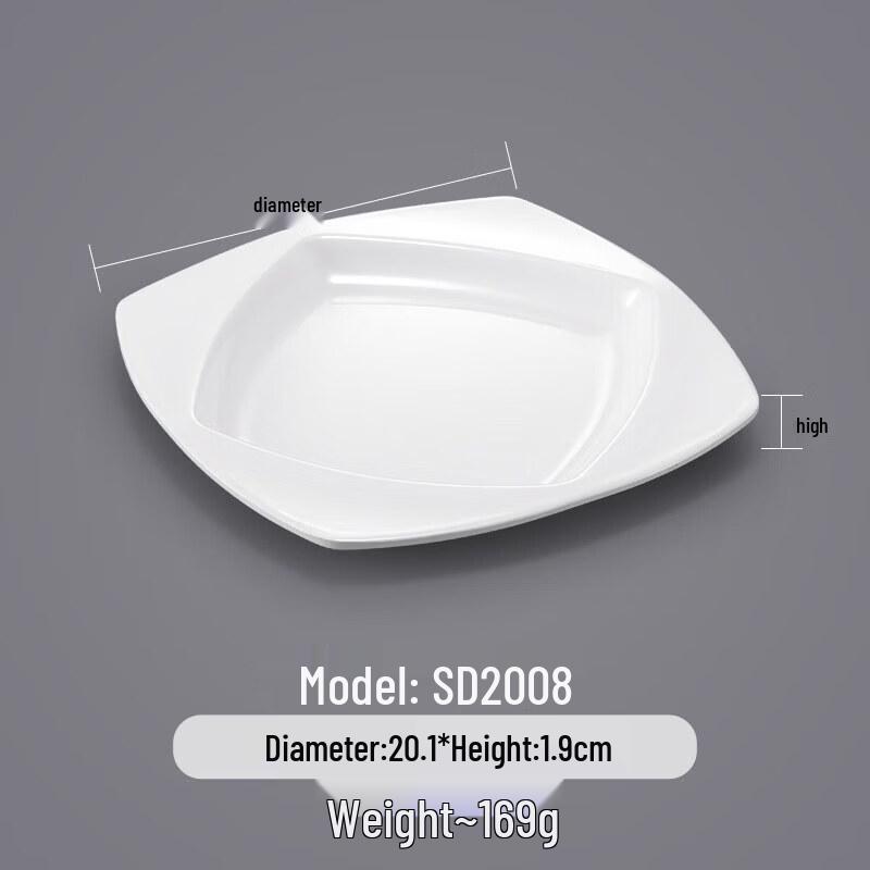 A5 Melamine Commercial Restaurant Plate