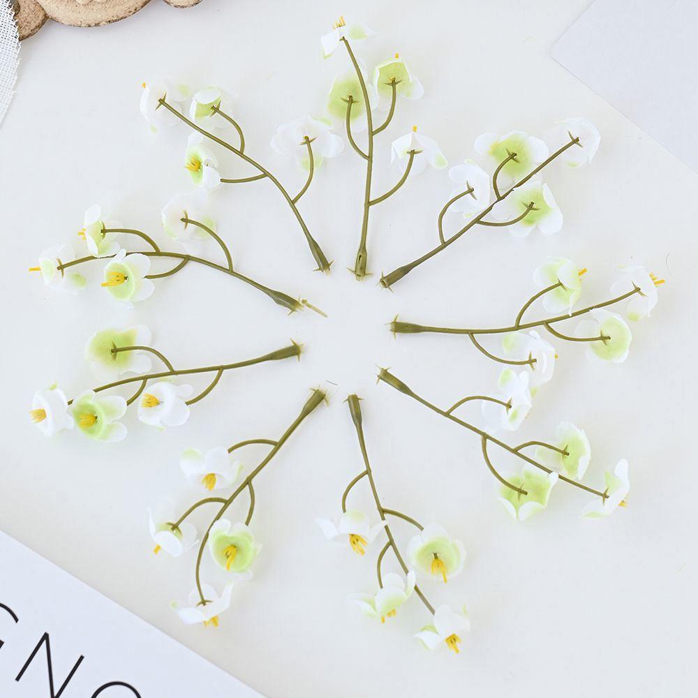 Cheap Silk Artificial Flower Campanula Hot Sale Festival Wedding Bridal Bouquet Diy Gift Box Home Outdoor Garden Arch Decoration