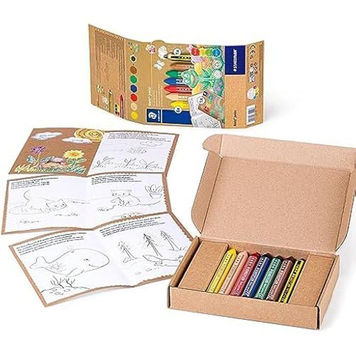 Ensemble d'activités - STAEDTLER - Noris Junior - Crayons épais - Livre d'activités - 2 ans et plus