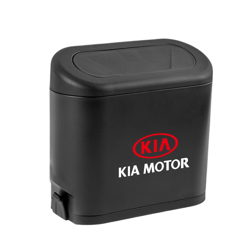 Pattumiera per Auto Custodia per Polvere Rifiuti Veicolo Scatola Portaoggetti Pattumiera Lattina Accessori Auto Per KIA Rio Ceed Sportage Cerato Soul Sorento Niro