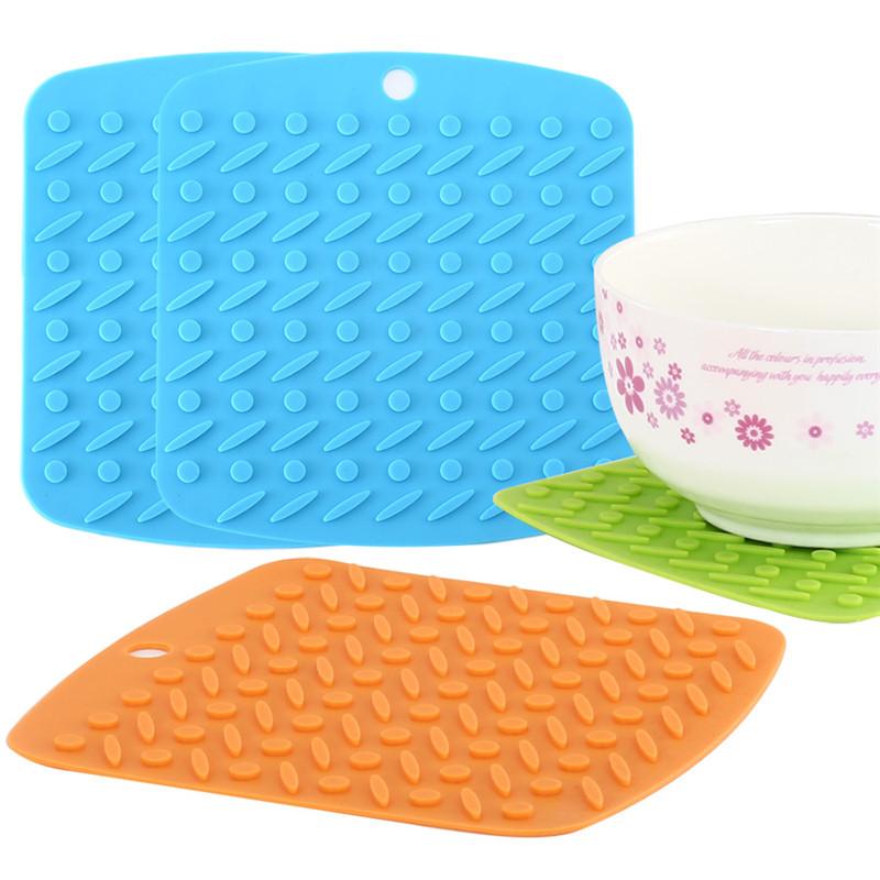 1Pc Silicone Cup Mat Coaster Holder Drink Coffee Pad Heat Resistant Waterproof Placemat Table Decoration