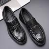 Spring New Men's Formal Wear Breathable Non-slip Men's Shoes Leather Platform Loafers Men's Business Casual Leather Shoes