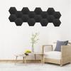 6pcs Y-Type Acoustic Panels Polyester Sound Insulation Panel Background Wall Stickers Music Rooms