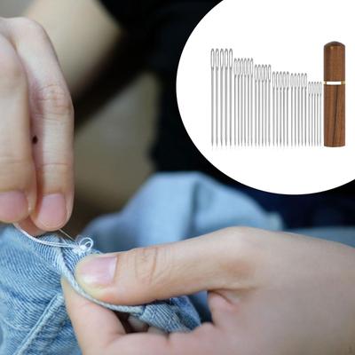30 Stück große Ösen-Stopfnadeln, Garn, Kunstwerk, Basteln, leichtes Stickzubehör, Basteln