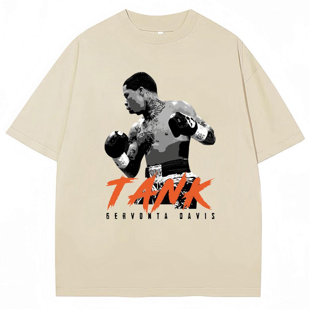 Tank Gervonta Davis Graphic T Shirts Vintage Cool Classic Summer T Shirt Oversized Cotton Men Women Boxing T-shirt