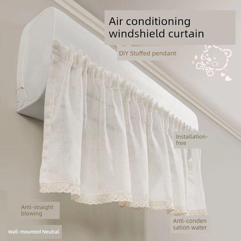 

Кондиционирование Лобовое стекло Настенный Нейтральный Защита от прямого обдува Детская накладка Воздушная завеса Пылезащитный чехол Пряжа No Doll-Windshield Curtain Neutral (140cm x 45cm)