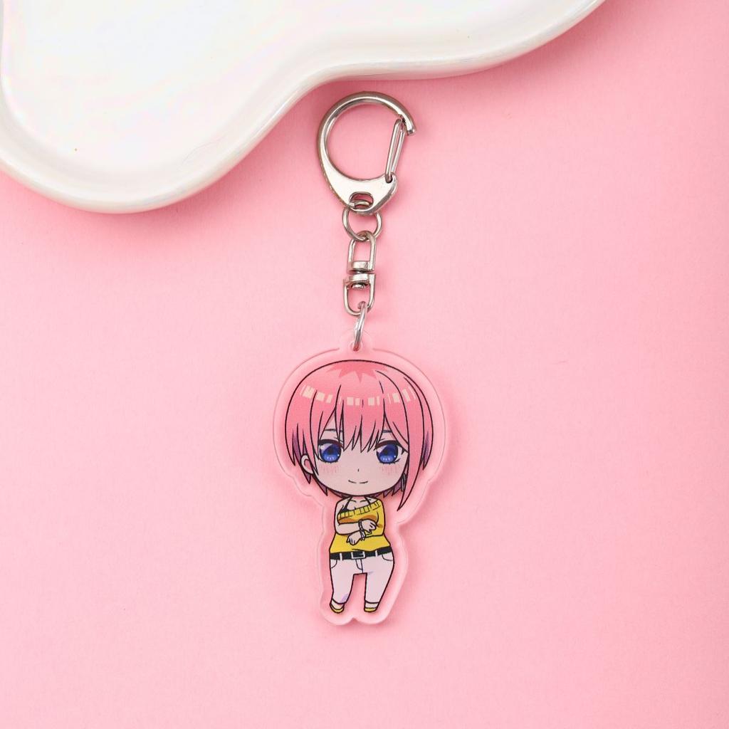 1/10 Stück Anime The Quintessential Quintuplets Acryl Schlüsselanhänger Rucksack Anhänger Tasche Charms Zubehör Dekoration Feiertagsgeschenke