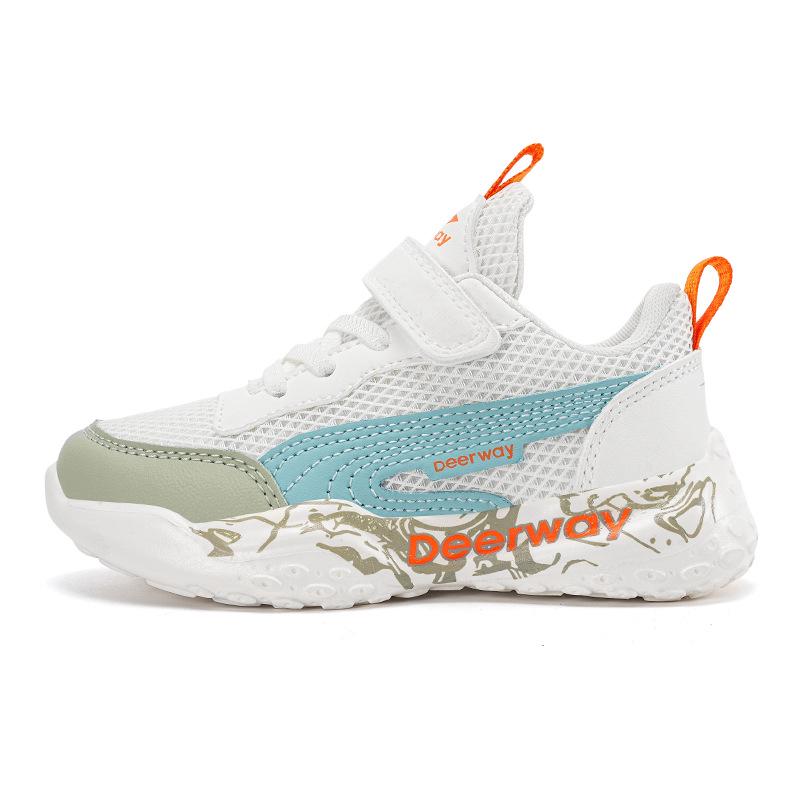 PLUS DEL Hui Girls' Breathable Sports Shoes: Versatile, Casual, Soft Sole Running Shoes for Children