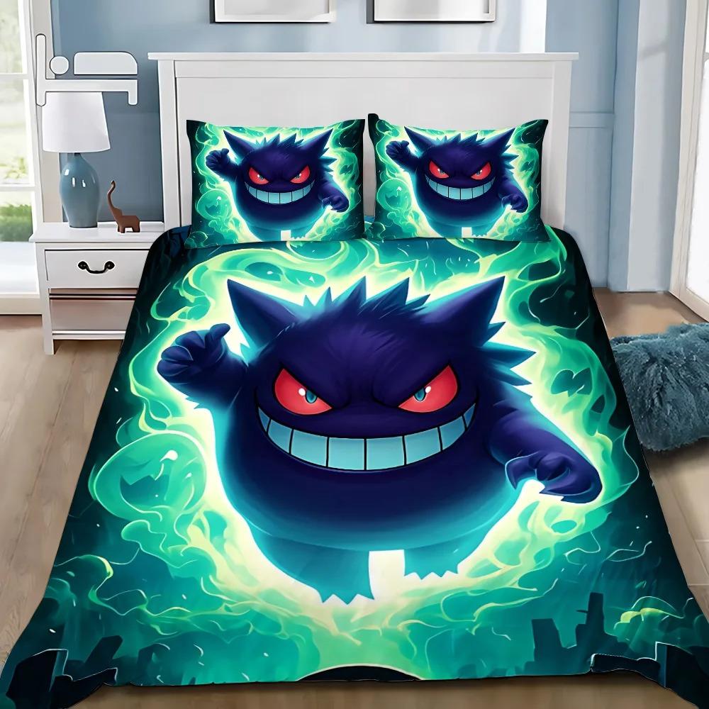 Bettbezug Kissenbezug Bettwäscheset Cartoon Böse Gengars Erwachsene Junge Mädchen Schlafzimmerdekoration Kindergeschenk Einzel Doppel Übergröße