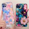 For Motorola Moto G 5G Plus Case XT2075 Luxury Flowers Butterfly Painted Cover Soft TPU Phone Case For Moto G MotoG 5G Plus Bags