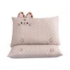 2Pcs Cartoon Pattern Summer Ice Bean Pillowcase Rectangular Pillow Protecter  Dormitory