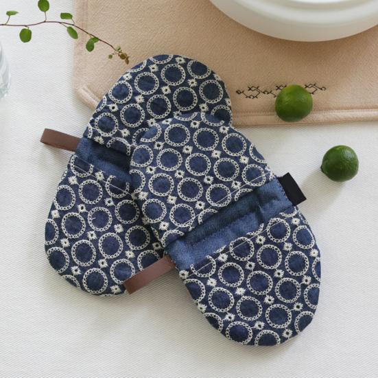 Oven Mitt Heat Resistant Pot Lid Knob Cover Hot Dish Handling Gloves Gloves Anti-Scalding Baking Tool