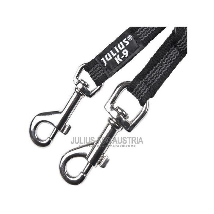 Laisse anti-glisse - julius k9 - 14mm - nylon - pour chien jusqu'à 20kg - 2m
