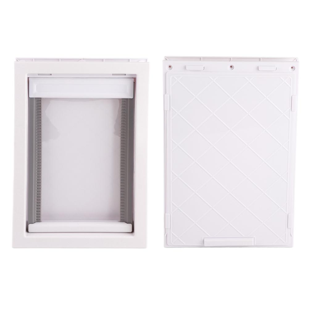 Kunststoff PVC Haustiertür Magnet Automatisch schließende Tür Zweiwege Sicherheitszubehör für Katze Hund