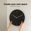 mooas Pendulum Wall Clock Black Label