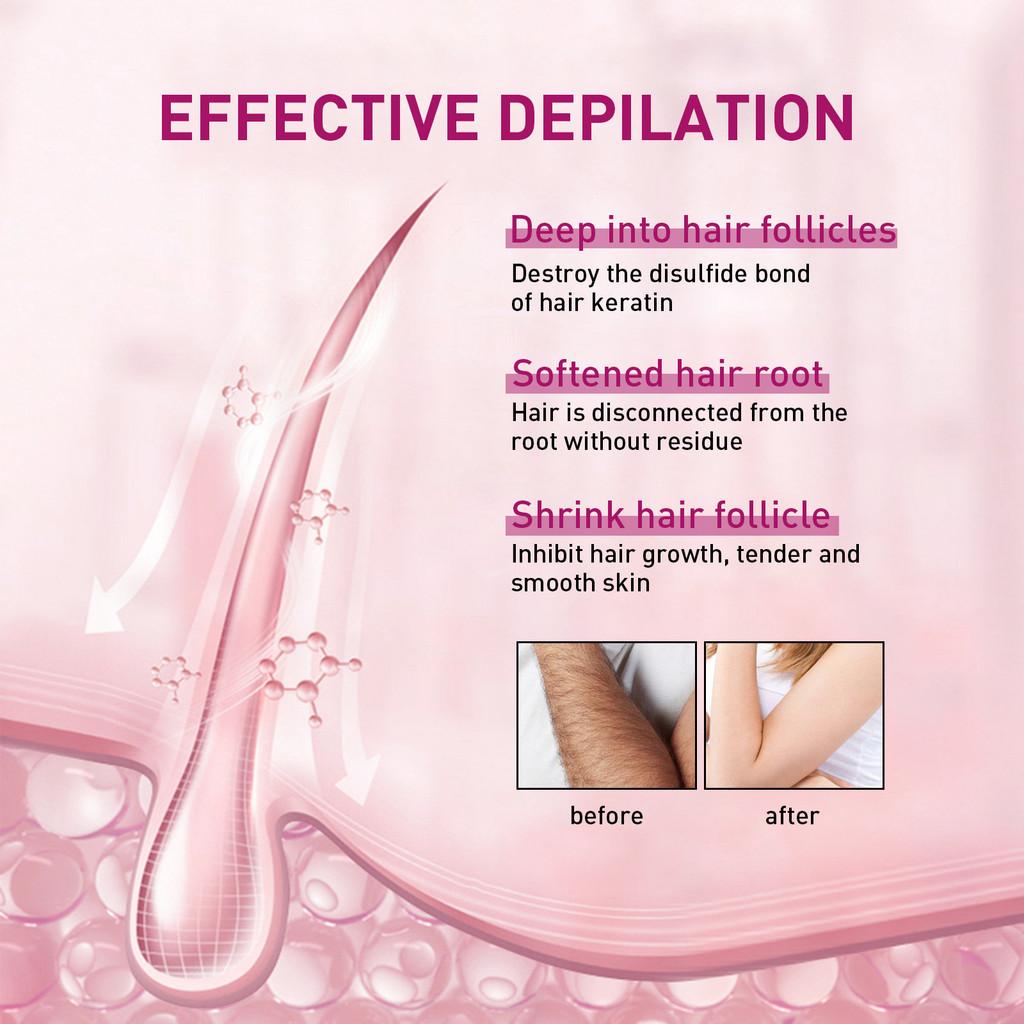 Hair Nourishing Oceaura Removal Cream For Silky Soft Skin On Arms And Areas Body
