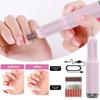 Electric 4-in-1 Nail Grinder & Manicure Tool: Integrated Nail & Dead Skin Remover with Polishing Function.
