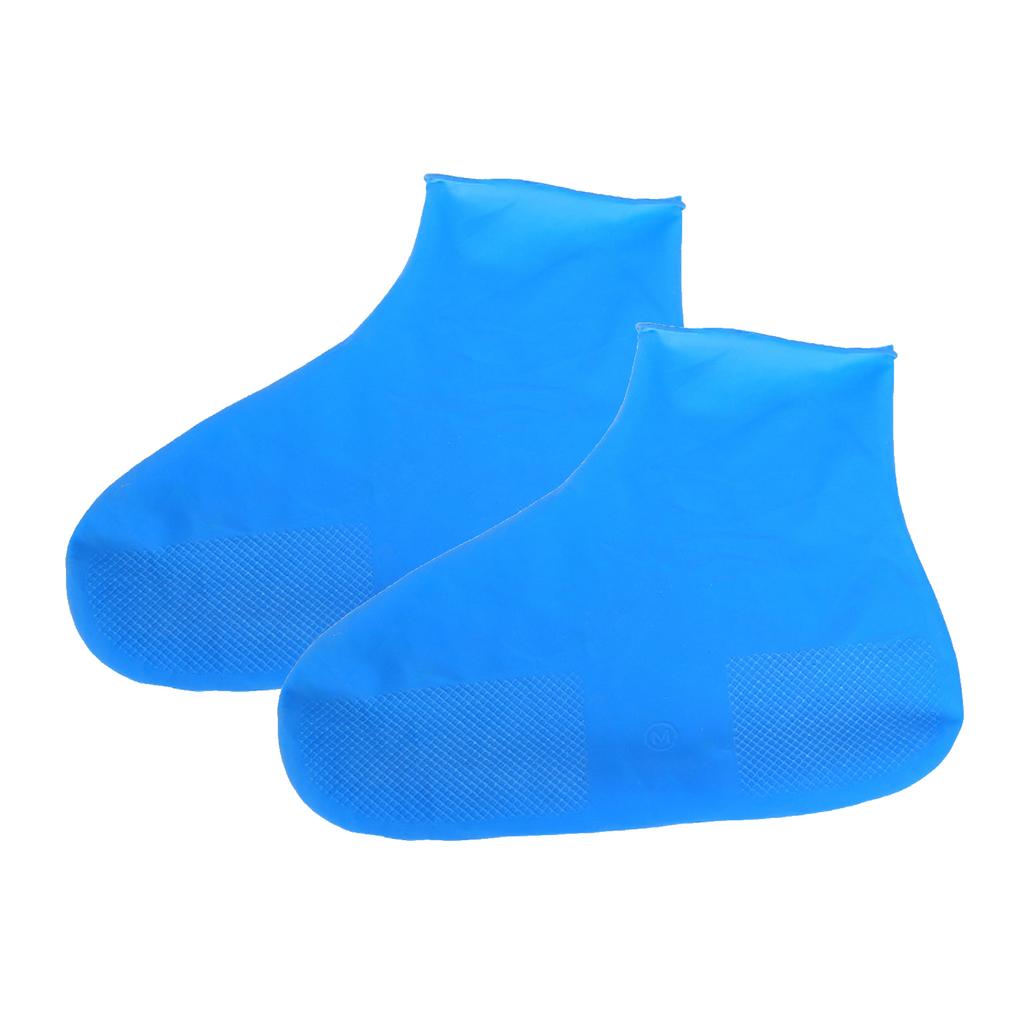 Rubber Waterproof Shoe Covers Not Slip Rain Protectors Rain Galoshes Suitable for Rainy Days Camping Fishing Car Washing