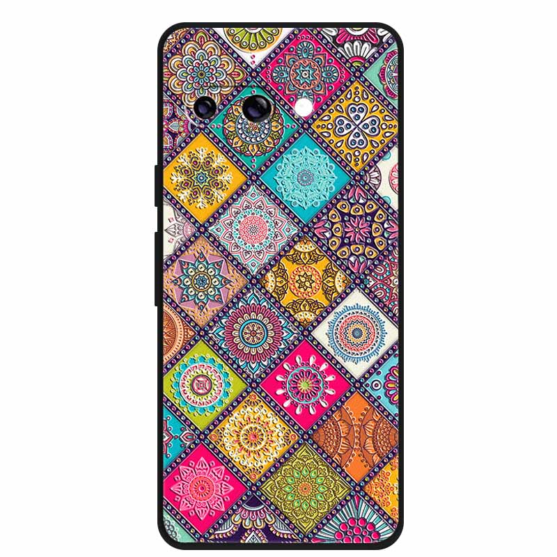 For Google Pixel 10a Case 3D Relief Flower Emboss Soft Silicone Funda Google Pixel 10a 5G 3D Cartoon Shell Pixel10a 3D Relief