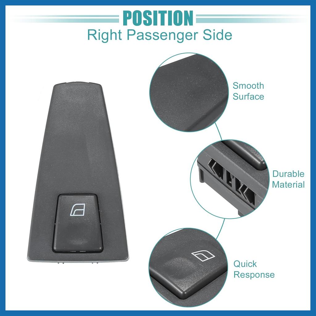 Right Passenger Side Power Window Switch No.20752919 with Tool Window Control Switch for Volvo Truck FH12 FM VNL