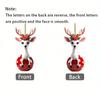 Adorable Cartoon Deer Car Hanging Ornament Made Of Durable Acrylic For Stylish Decor