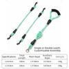 Wave Pattern Double Head Dog Rope Removable Pet Walking Rope Two Dog Lead Rope  Medium Breeds