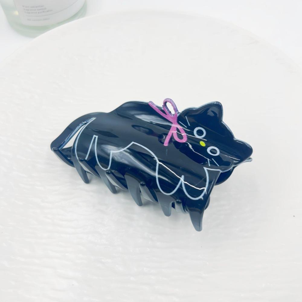 Waterproof Cartoon Animal Shark Clip Sweet Women Hair Accessories Acrylic Hair Claw  Gifts