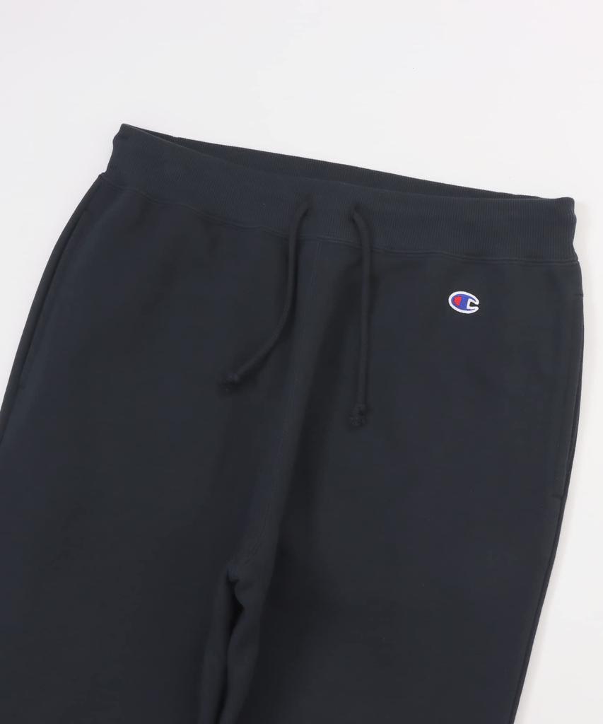 Champion Long Pants with One Point Logo Cotton USA Navy C3-W201/C3-W201Z Men's