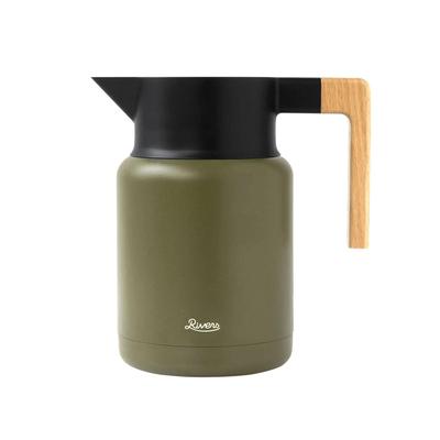 Rivers KT1200 Thermo Tabletop Ideal for Outdoor and Stylish Jug, 1.2L, Insulated, Thermos, Double-Layered Vacuum-Proof, Hiking, Activities, Trails,