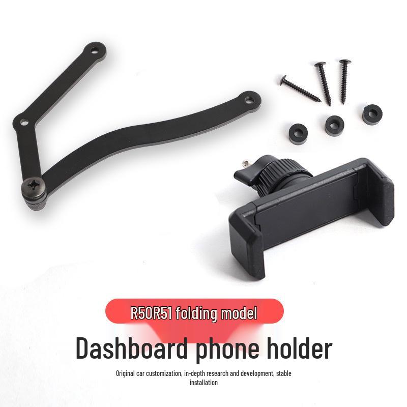 Supporto per telefono per cruscotto BMW Mini Cooper, Design pieghevole per R50/R55/F54