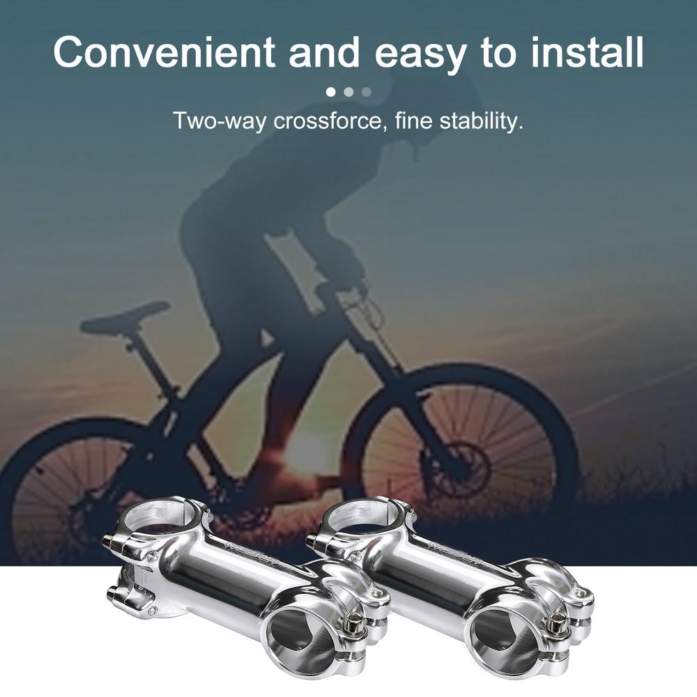 Aluminum Alloy Bicycle Handlebar Stem 28.6mm Fork Bike Stem Durable Road Bike Stem Road Bike