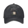Vintage EMC Math Heart Physics Formula Science Baseball Cap Unisex Distressed Cotton Sun Cap Nerd Outdoor Running Soft Hat Cap