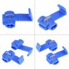 Crimp Terminals Set, Wire Connectors, Quick Splice Connectors, Blue Color, 50 Pieces Scotch Lock,