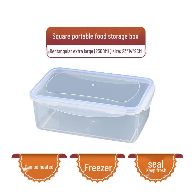 ZISIZ Stackable Rectangular Food Storage Containers