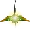 LED Hanging Flying Animals Lamp Solar Powered Cute Statue Ornament Lamp IP44 Waterproof Yard Balcony Porch Garden Decoration