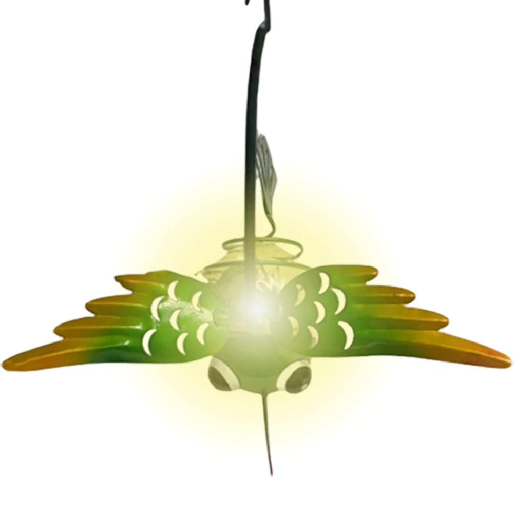 LED Hanging Flying Animals Lamp Solar Powered Cute Statue Ornament Lamp IP44 Waterproof Yard Balcony Porch Garden Decoration