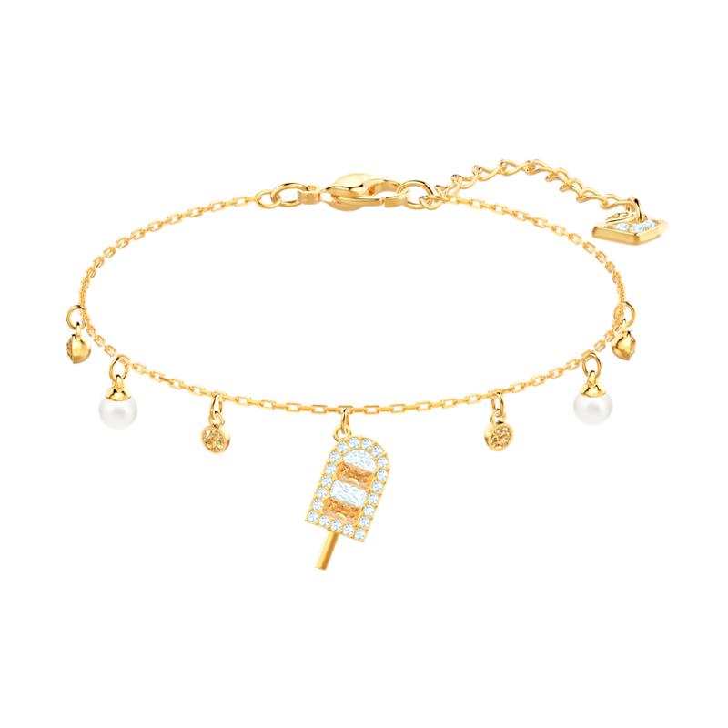 Swarovski NO REGRETS ICE CREAM popsicle bracelet for women 5465411 золотой